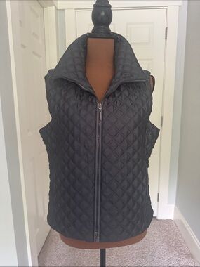 Weatherproof Quilted Graphite Grey Women's Vest with Full Zip